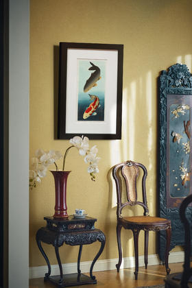 独角鹿西洋古董2012年日本当代艺术家Kunio Kaneko签名创作出品限量木刻版画作品「Whisper Whisper 10 低语·十」