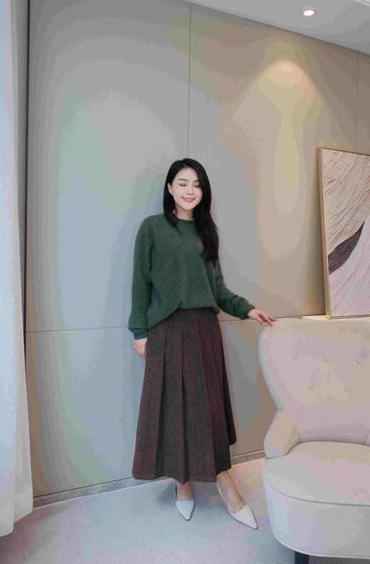 慵懒微光|简约羊绒拉毛上衣 商品图7