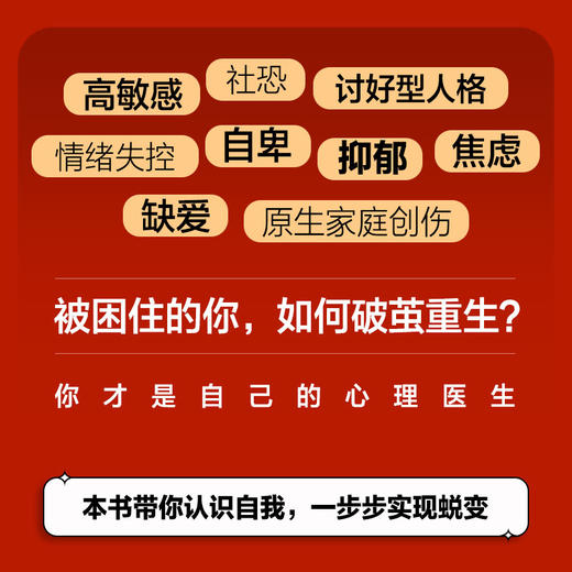 破茧 内耗者自我修复手册 重生悦读版 心理内耗者自救指南二次成长告别内耗心理心理学书籍薪资咨询女性成长 商品图2