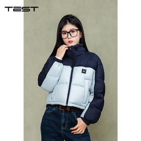 冬上新活力减龄时尚撞色面包服羽绒服2254019