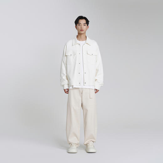 MODE COMMUTER秋季开襟翻领夹克有型休闲简约时尚通勤MCE121059C 商品图1
