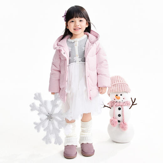 【实体店同款】女童短款羽绒服冬季新款安奈儿童装XG545084 商品图3