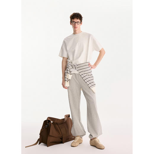 棉仓3631001007-【立体营造】侧缝前移舒适宽松休闲T 商品图0