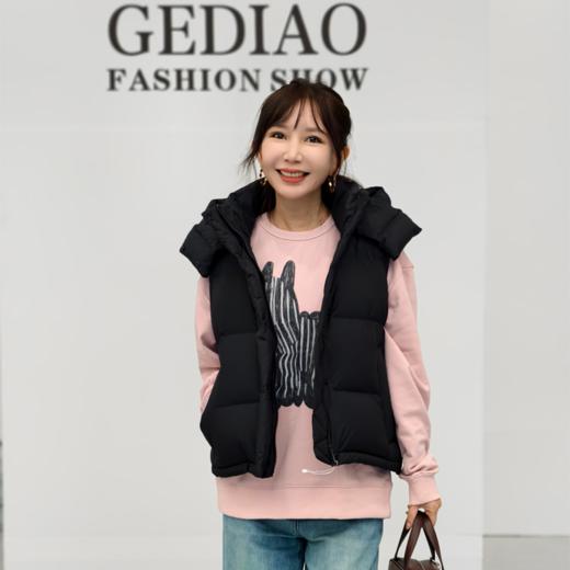 女式无袖轻薄羽绒马甲1028基地直邮 商品图0