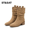 星期六时尚百搭废土风堆堆靴SSD4118CPA 商品缩略图6