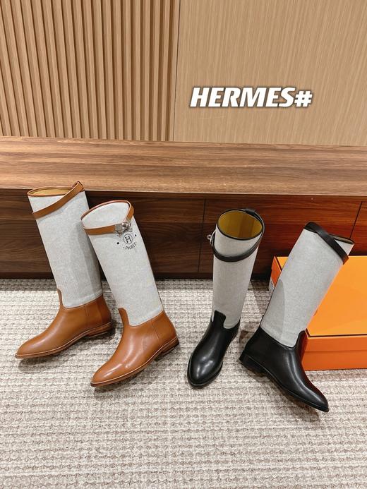 爱马仕kelly扣骑士靴长靴 皮面（DBG） 商品图5