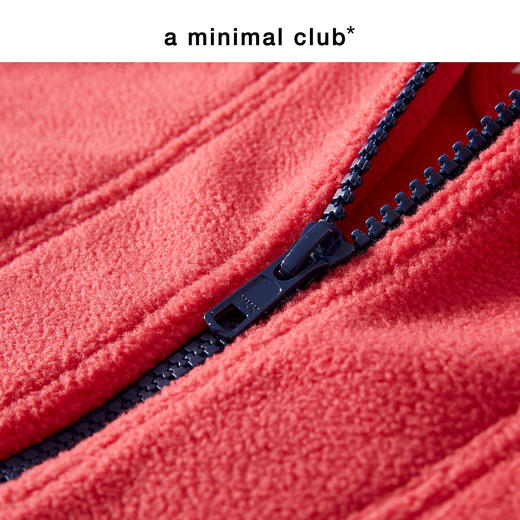a minimal club撞色半开襟拉链摇粒绒卫衣运动户外秋冬AM59ST16 商品图3