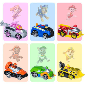 汪汪队立大功（PAW PATROL）全套正版玩具狗狗巡逻队男女孩玩具生日礼物合金车系列套装 商品图4