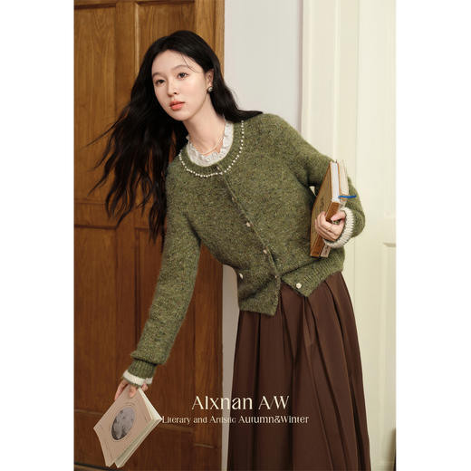 鹿向南「至知温柔」法式气质长袖衬衫女2025秋冬新款上衣内搭衬衣 商品图1