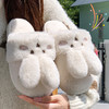 始源成人款超柔可爱兔子棉棉拖鞋秋冬款保暖一鞋两穿 商品缩略图9