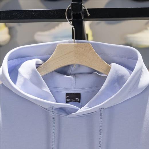 李宁男子2025秋季套头连帽运动上衣健身卫衣AWDV563-3 商品图2