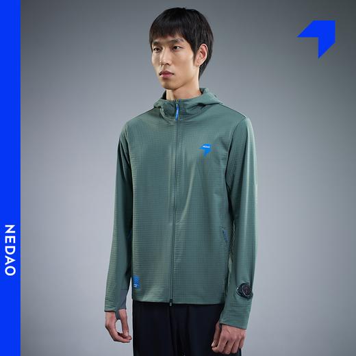 内道能量方格PLUS软壳3.0防风保暖透气带帽跑步男马拉松外套 商品图3