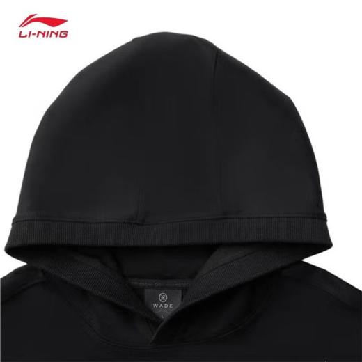 李宁男子2025秋季套头印花连帽运动上衣健身卫衣AWDV259-1 商品图2