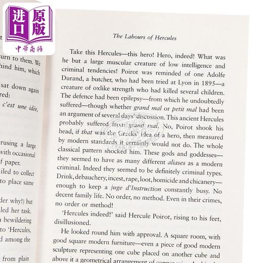 预售 【中商原版】阿加莎系列 大侦探十二奇案 波洛 Poirot The Labours of Hercules 英文原版 Agatha Christie 商品图5