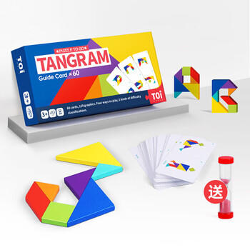 TOI儿童七巧板拼图玩具早教卡片幼儿园3-6岁宝宝男女孩玩具生日礼物 商品图5