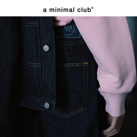 a minimal club做旧水洗450克重毛圈印花卫衣圆领100%棉AM59ST19 商品图1
