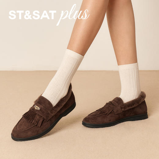 【万步系列】星期六都市轻复古绒绒乐福SSD4111546 商品图0