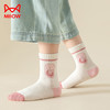 猫人儿童袜子女童【棉柔舒适+百搭】中筒袜女宝宝发育期休闲棉袜 商品缩略图0