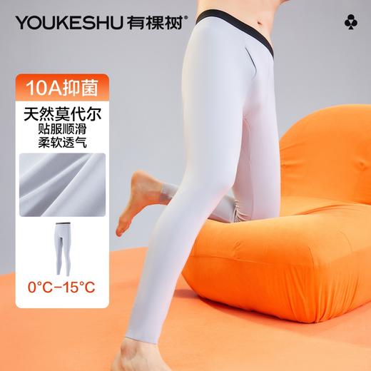 【10A抑菌】【L-3XL】【有棵树】男士莫代尔保暖秋裤 商品图4