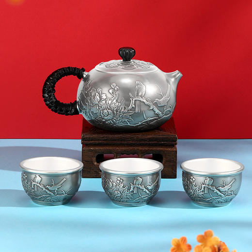 金鹊报喜壶三杯套装 商品图1