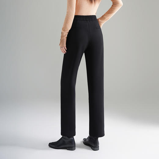 「自」全新升级【铂金会员165/天猫219/差价54】(11827)洛诗琳气质通勤直筒裤2025冬季新款高腰显瘦百搭九分裤女 商品图3