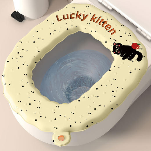 【🔥新品！拍1发2！】自带香薰马桶垫 防水免洗马桶坐垫 可水洗 四季通用家用粘贴式坐便垫 商品图8