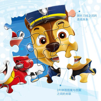 汪汪队立大功（PAW PATROL）儿童拼图玩具 汪汪队40片框式拼图六合一家居装饰生日礼物礼品 商品图6