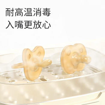 goole kids婴儿安抚奶嘴婴儿0-3-6-12个月宝宝防胀气新生儿安睡硅胶2只装 商品图7