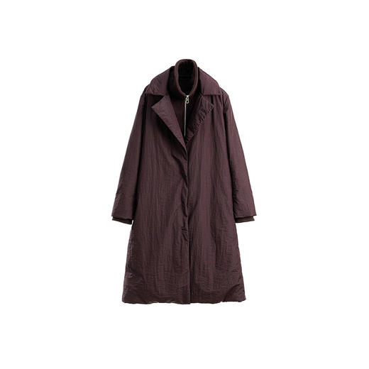 绽放712朵/冬季新款90白鹅绒气质宽松高领加厚保暖长款羽绒服女 商品图4