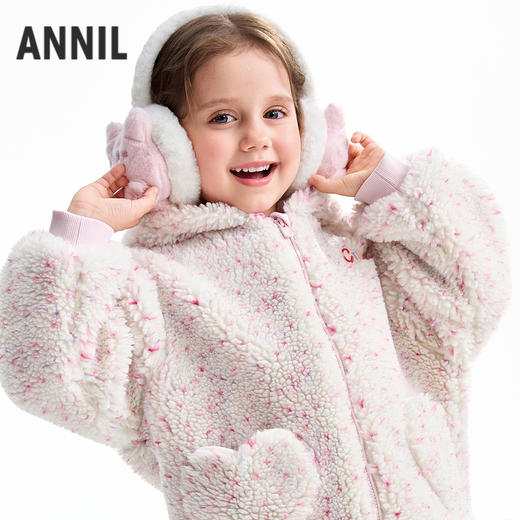 【实体店同款】女童连帽外套冬季新款安奈儿童装XG545049 商品图1