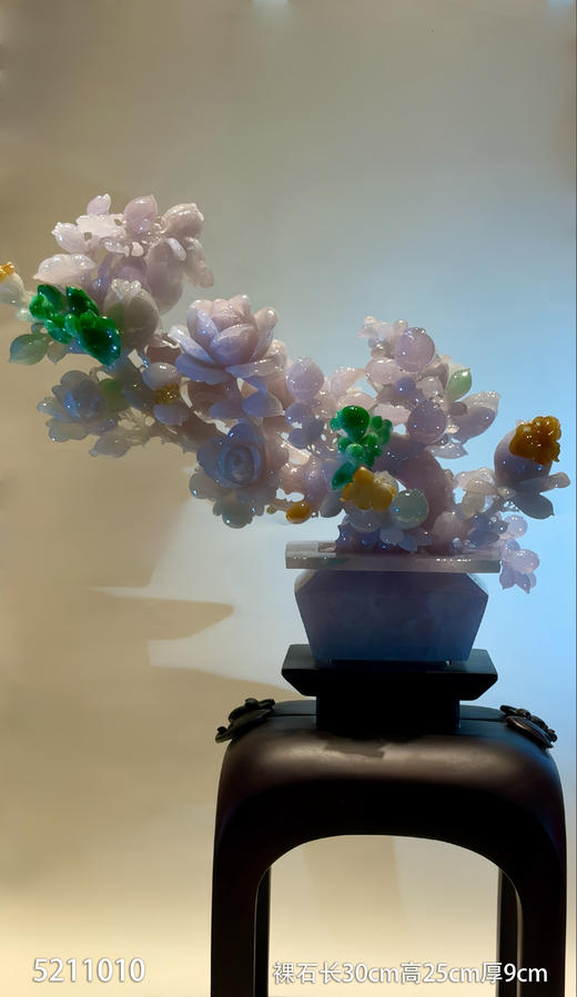 翡翠百花齐放摆件【5211010】具体价格微信咨询 商品图3