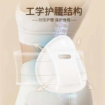 安迪兰婴儿腰凳背带宝宝多功能抱抱托轻便四季两用抱娃神器【霜金白】 商品图2