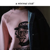 a minimal club做旧水洗450克重毛圈印花卫衣圆领100%棉AM59ST19 商品缩略图0