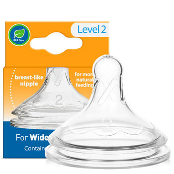 布朗博士婴儿奶嘴 宽口径硅胶圆孔中流速 3-6月 (1个装) 爱宝选PLUS 商品图5