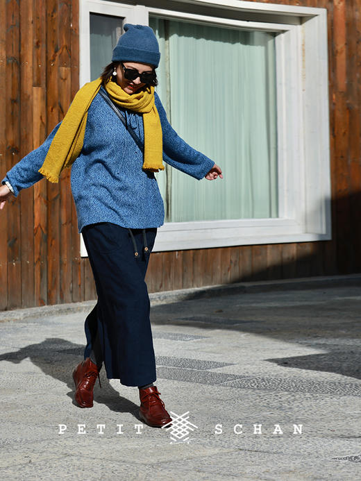 15000积分兑换 PETIT SCHAN小闪 大地牧歌 复古水洗做旧马皮系带踝靴 商品图5