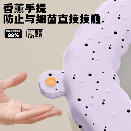 【🔥新品！拍1发2！】自带香薰马桶垫 防水免洗马桶坐垫 可水洗 四季通用家用粘贴式坐便垫 商品图0