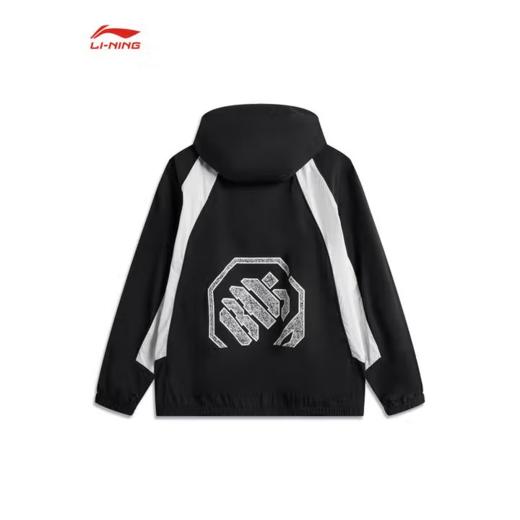 李宁男子2025春秋休闲连帽运动夹克外套AFDV329-4 商品图1