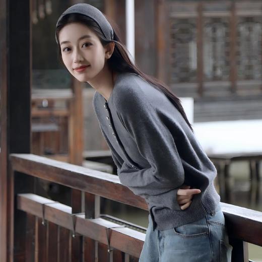 Miu*miu同款 SUSX千金风格雷系穿搭羊毛开衫（下单3-7天发货） 商品图2