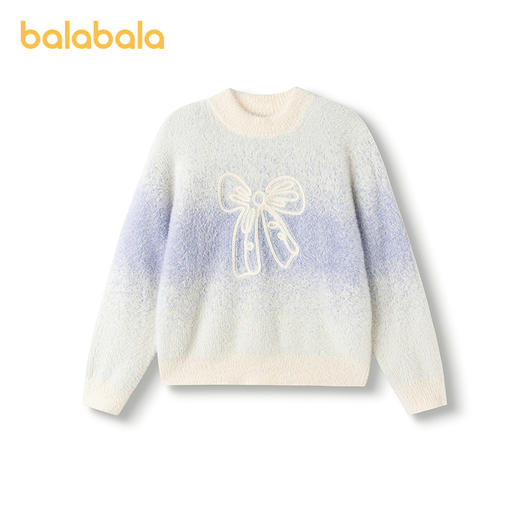 巴拉巴拉童装女童毛衣儿童2025冬新款毛衫套头针织衫 商品图4