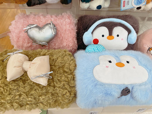 国标充电热水袋毛绒便携防爆学生宿舍办公室暖宝 1个（图案颜色随机） 商品图0