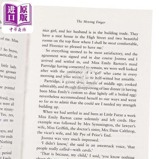 【中商原版】阿加莎系列 魔手 马普尔小姐 英文原版 Miss Marple The Moving Finger Agatha Christie  商品图2