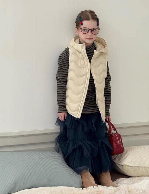 给宝贝们的~！90%白鸭绒零压泡芙连帽轻便羽绒服 商品图11