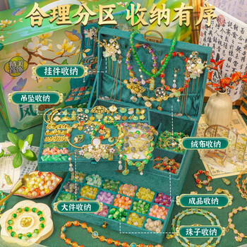 罗璃圣诞节礼物女孩生日古风串珠玩具7-14岁diy手工女童首饰盒8-10儿9 商品图4
