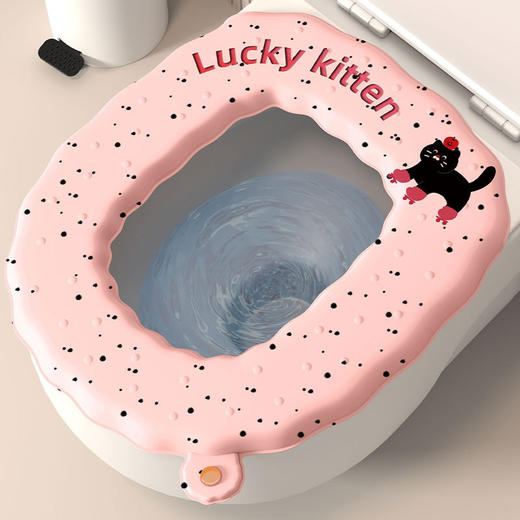 【🔥新品！拍1发2！】自带香薰马桶垫 防水免洗马桶坐垫 可水洗 四季通用家用粘贴式坐便垫 商品图6