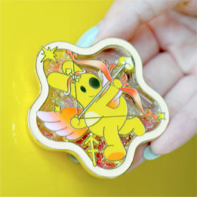 团团星座系列流沙冰箱贴