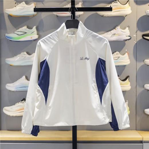 李宁女子2025春秋休闲连帽运动夹克外套AFDV694-7 商品图2