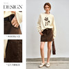 OLrain欧芮儿咖色牛仔半身裙女春季2025年新款通勤百搭减龄短裙 商品缩略图1