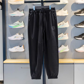 李宁男子2025秋季束脚宽松运动裤AKLV153-1