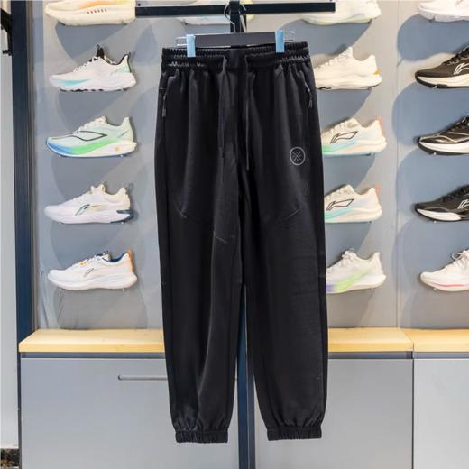 李宁男子2025秋季束脚宽松运动裤AKLV153-1 商品图0