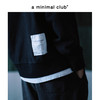 a minimal club重水洗420克毛圈卫衣半开襟廓形复古水洗AM59ST18 商品缩略图3